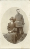 Porträt eines Paares 1914 - Feldpostkarte von Soltau nach Hannover - Historische Fotografie