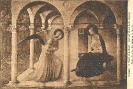 Florenz (Firenze) Museo di San Marco, Annunziazione della Vergine, Beato Angelico (Fra Giovanni da Fiesole), cartolina storica