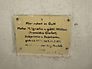 GLASER Franziska, Ex-Priorin, Krypta in der Ursulinenkirche, Linz
