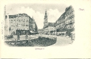 Herrengasse, Graz, historische Ansichtskarte (Stengel & Co., Dresden)