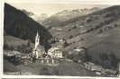 Kath. Kirche St. Leonhard und Widum, Vinaders am Brenner, historische Ansichtskarte, 1928