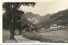 Obernberg, Gasthof Spörr, Tirol, gegen den Tribulaun , historische Ansichtskarte, 1928 