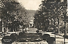 Kurpark, Bad Altheide (Niederschlesien), historische Ansichtskarte