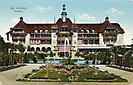 Kurhaus, Bad Altheide (Niederschlesien), historische Ansichtskarte