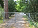 Friedhof an der Reuss (Friedhofweg), Gebenstorf, Aargau - Eingangstor