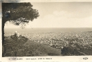 Barcelona, vista general desde el Tibidabo, historische Ansichtskarte, 1928