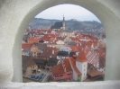 Schloß Krumau (Český Krumlov) - Blick auf die Stadt