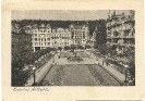 Schillerplatz, Marienbad, historische Ansichtskarte, 1944