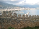 Die Festungsmauer der Burg von Alanya, 26.06.2010 