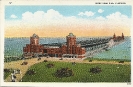 Municipal Pier, Chicago, historic postcard