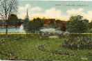 Scene in Lincoln Park, Cincinnati, Ohio, historic postcard, 1913